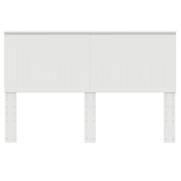 Queen Size Headboard With Headboard White 150 Cm Engineered Wood Nniiai