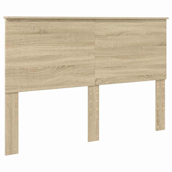 Queen Size Headboard With Headboard Sonoma Oak 150 Cm Engineered Wood Nniipb