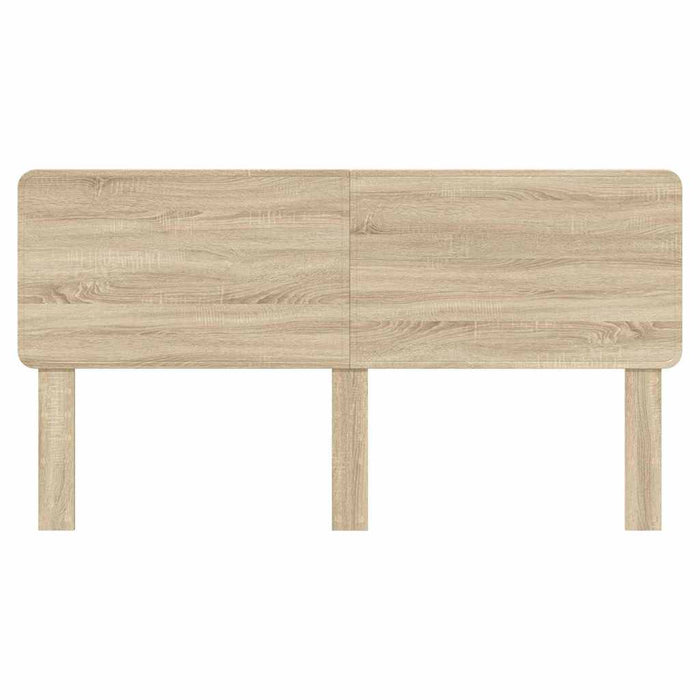 King Size Headboard With Headboard Sonoma Oak 180 Cm Engineered Wood Nninak