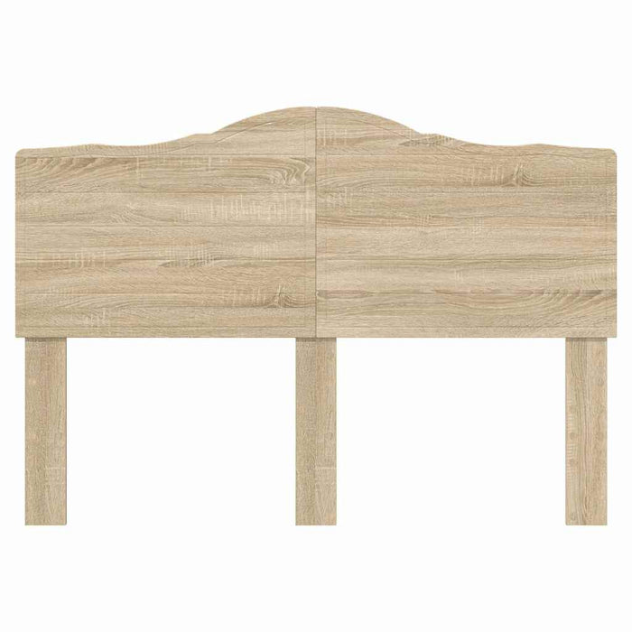 Queen Size Headboard With Headboard Sonoma Oak 150 Cm Engineered Wood Nnikkx