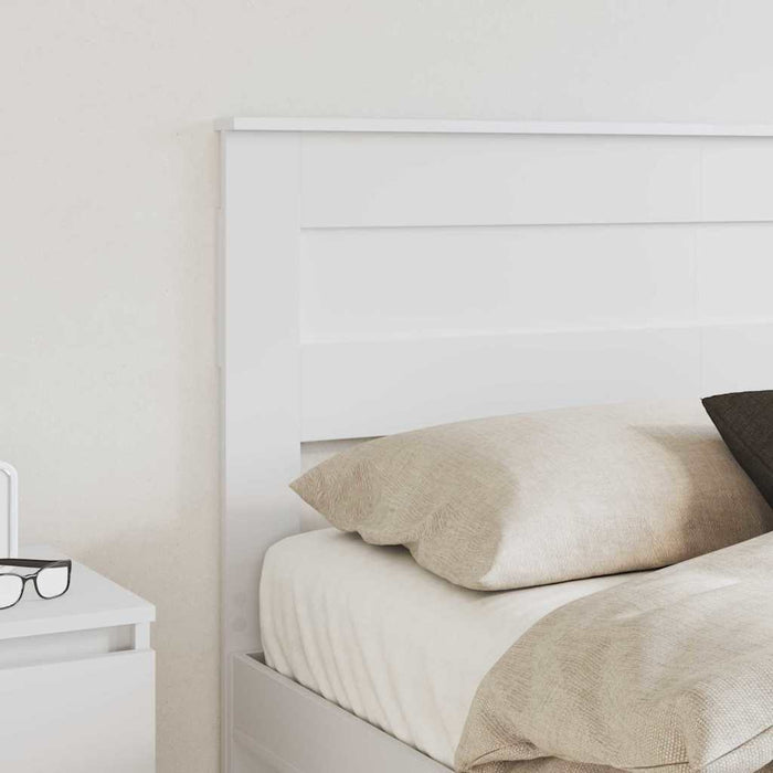 Queen Size Headboard With Headboard White 150 Cm Engineered Wood Nnnobo