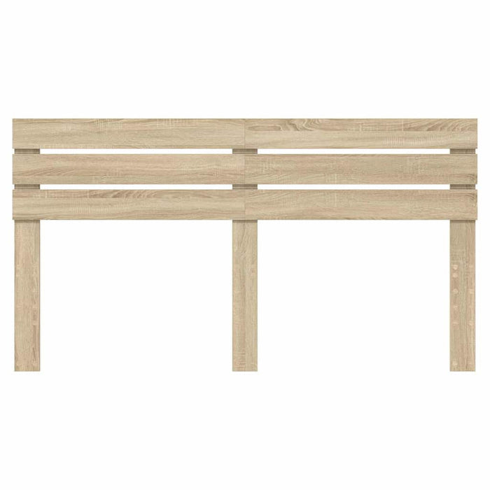 King Size Headboard With Headboard Sonoma Oak 180 Cm Engineered Wood Nnnoip