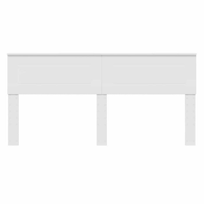 King Size Headboard With Headboard White 180 Cm Engineered Wood Nnnxla