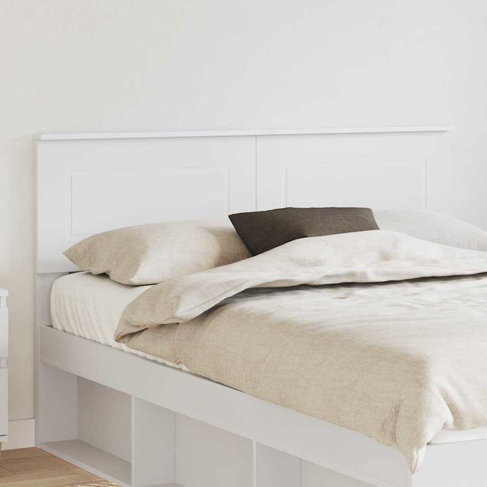 Queen Size Headboard With Headboard White 150 Cm Engineered Wood Nnnxnl