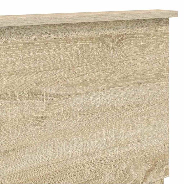 Queen Size Headboard With Headboard Sonoma Oak 150 Cm Engineered Wood Nnnxnk