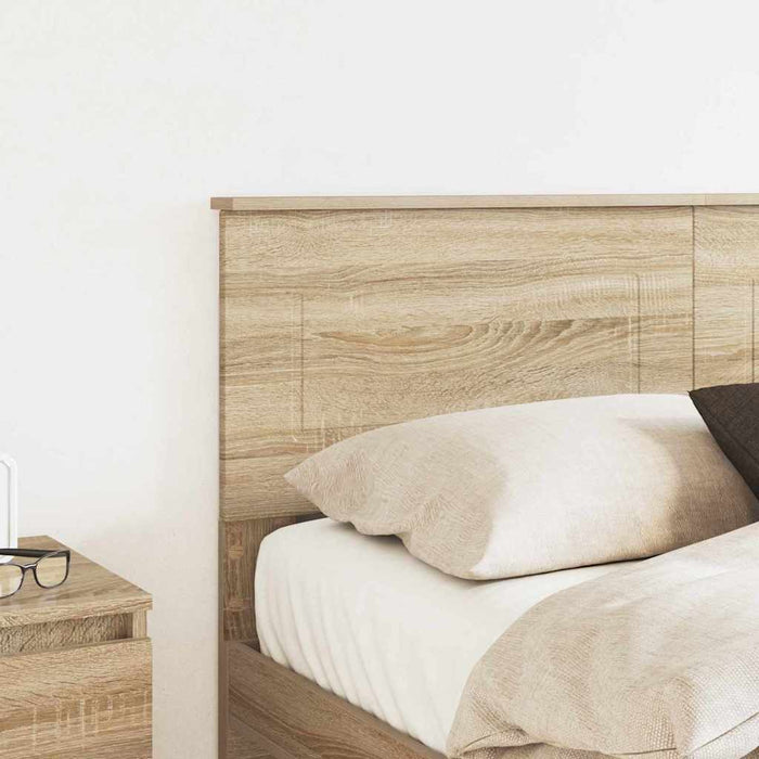 Queen Size Headboard With Headboard Sonoma Oak 150 Cm Engineered Wood Nnnxnk