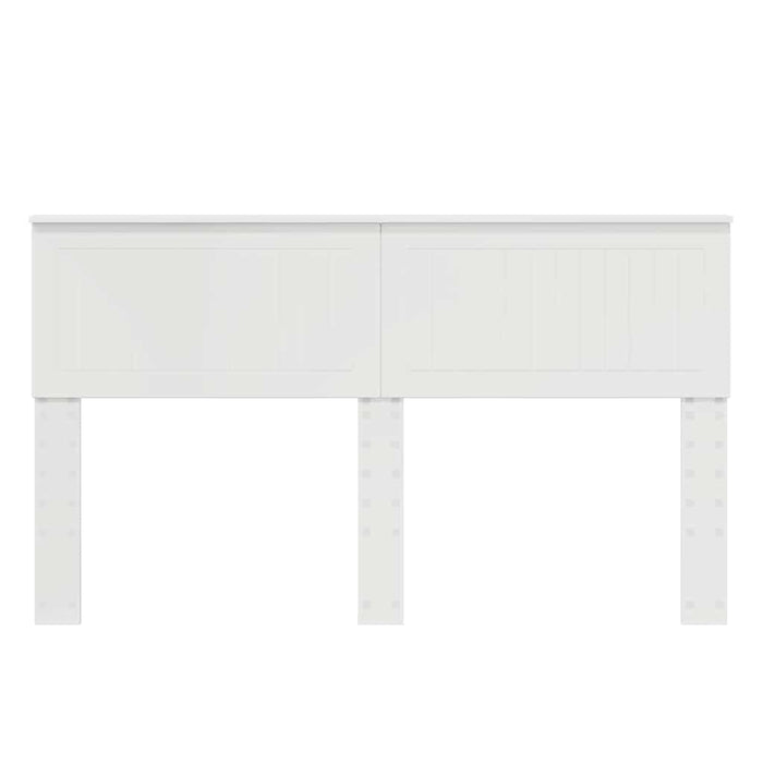 Queen Size Headboard With Headboard White 150 Cm Engineered Wood Nnnabi