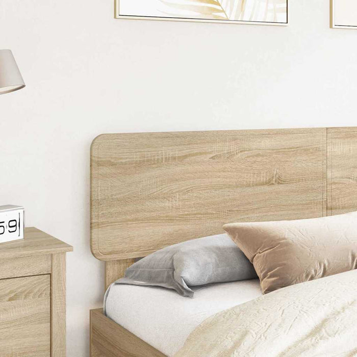 King Size Headboard With Headboard Sonoma Oak 180 Cm Engineered Wood Nnnpbk