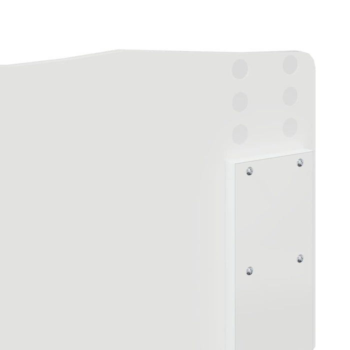 Queen Size Headboard With Headboard White 150 Cm Engineered Wood Nnnlak