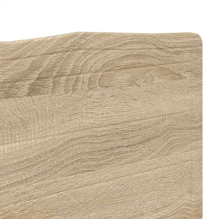Queen Size Headboard With Headboard Sonoma Oak 150 Cm Engineered Wood Nnnlpx