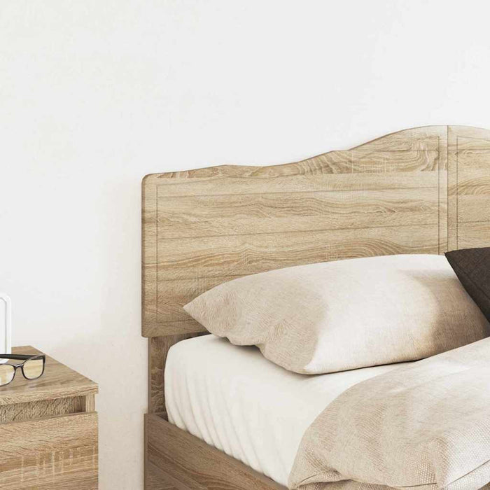 Queen Size Headboard With Headboard Sonoma Oak 150 Cm Engineered Wood Nnnlpx