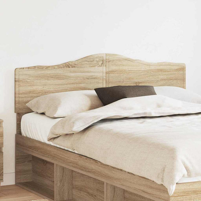 Queen Size Headboard With Headboard Sonoma Oak 150 Cm Engineered Wood Nnnlpx