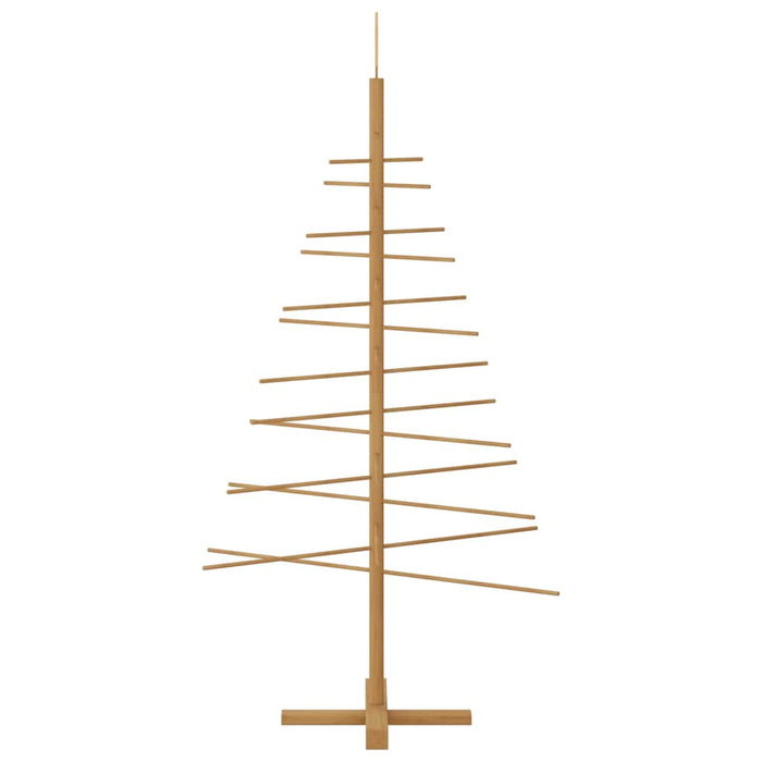 Wooden Christmas Tree With Stand Brown 150 Cm Bamboo Axbonbpo