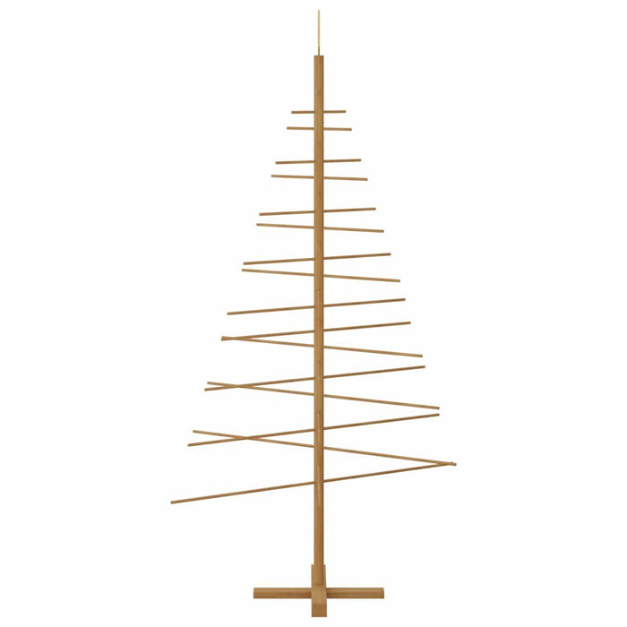 Wooden Christmas Tree With Stand Brown 180 Cm Bamboo Axbonbpx