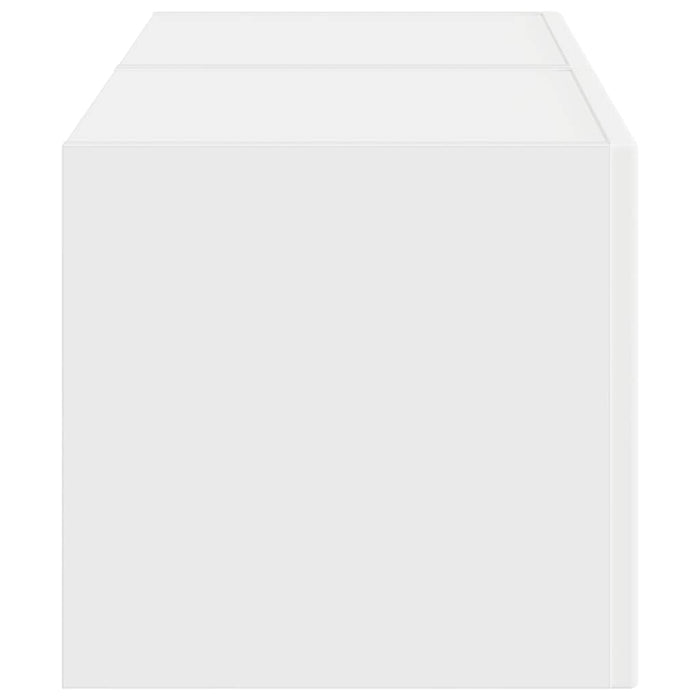 Tv Wall Cabinet 2 Pcs White 60 X 31 X 29.5 Cm Engineered Wood Nkxoib