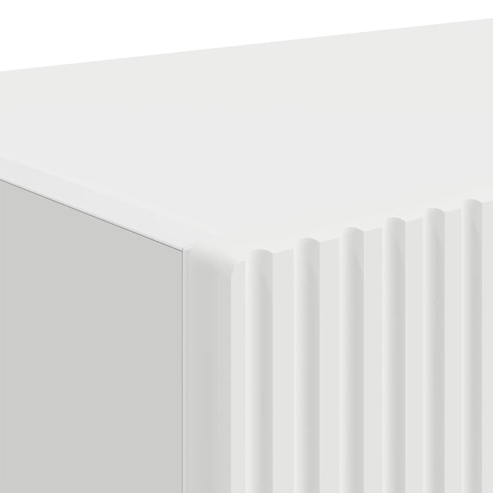 Tv Wall Cabinet 2 Pcs White 60 X 31 X 29.5 Cm Engineered Wood Nkxokb