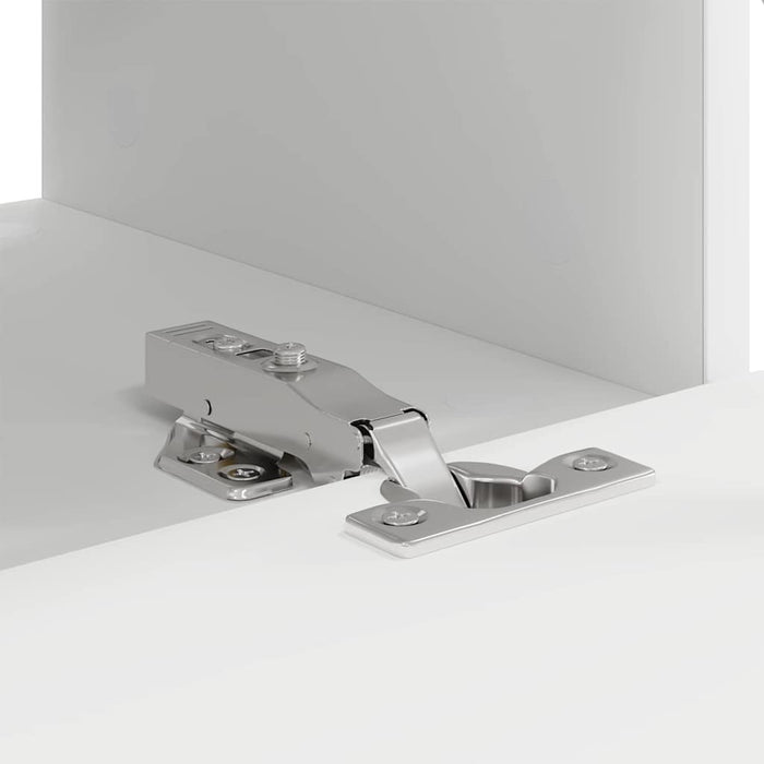 Tv Wall Cabinet 2 Pcs White 60 X 31 X 29.5 Cm Engineered Wood Nkxokb