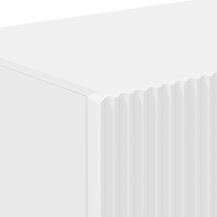 Tv Wall Cabinet 2 Pcs White 60 X 31 X 29.5 Cm Engineered Wood Nkxxtb