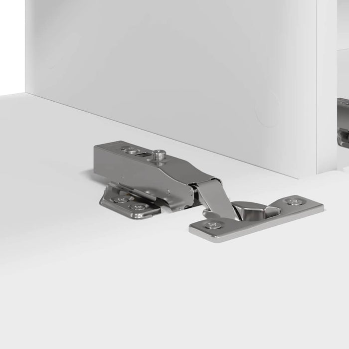 Tv Wall Cabinet 2 Pcs White 60 X 31 X 29.5 Cm Engineered Wood Nkxxtb