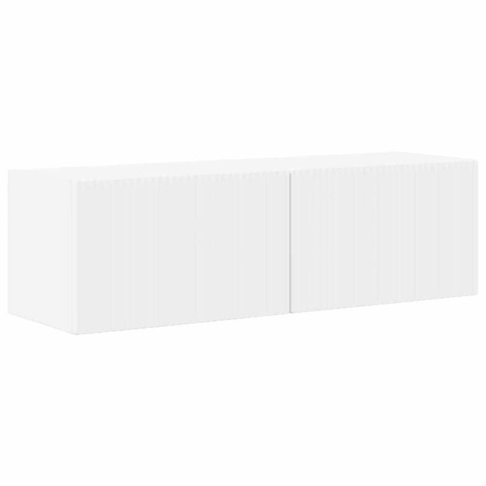 Tv Wall Cabinet 2 Pcs White 60 X 31 X 29.5 Cm Engineered Wood Nkxxtb