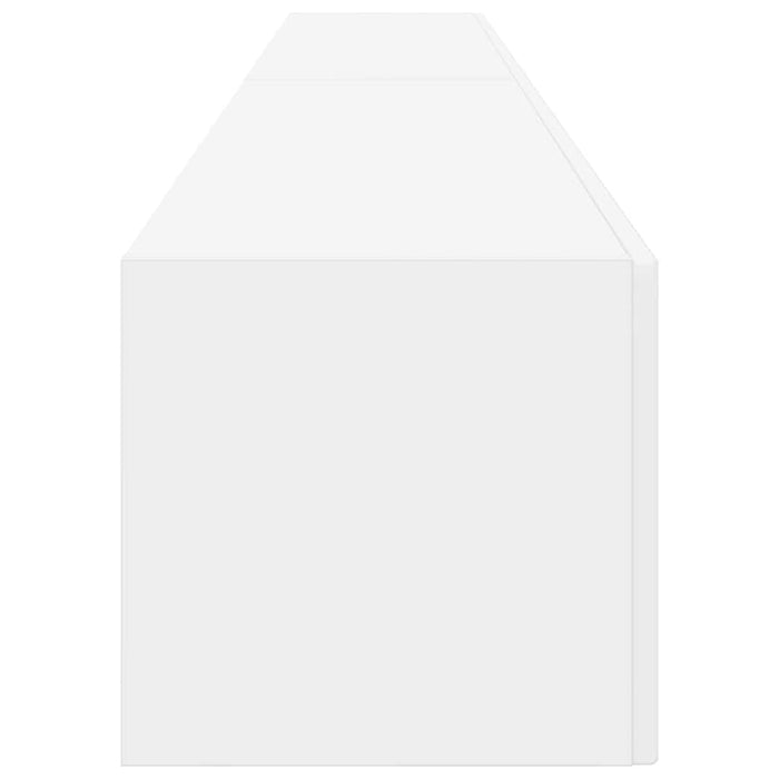 Tv Wall Cabinet 2 Pcs White 60 X 31 X 29.5 Cm Engineered Wood Nkxxtb