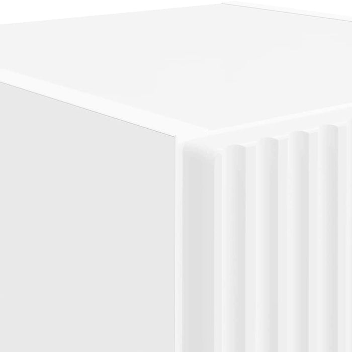 Tv Wall Cabinet 2 Pcs White 30 X 31 X 100 Cm Engineered Wood Nkxtob