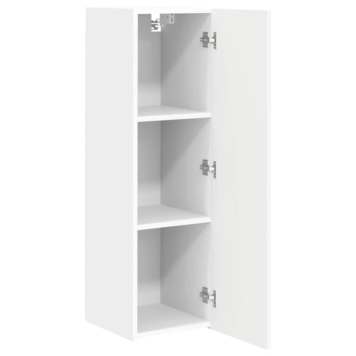 Tv Wall Cabinet 2 Pcs White 30 X 31 X 100 Cm Engineered Wood Nkxtob