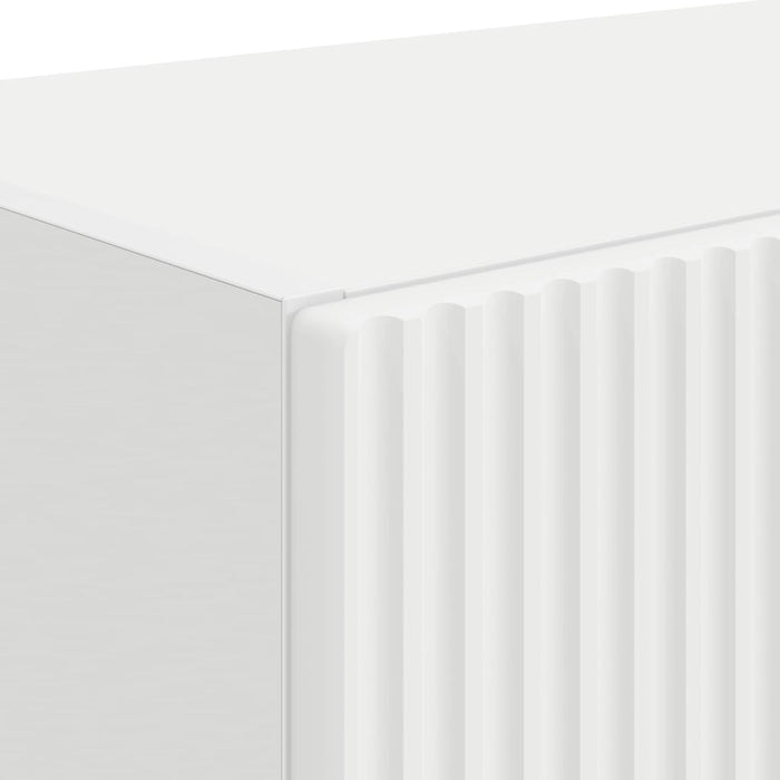 Tv Wall Cabinet 2 Pcs White 59.5 X 31 X 40 Cm Engineered Wood Nkxttb