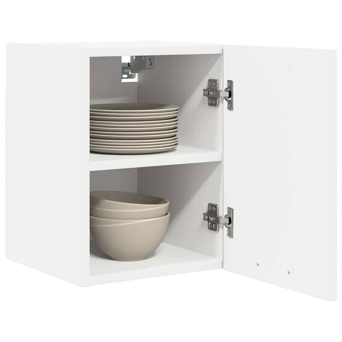 Hanging Cabinet Riga White 30 X 31 X 40 Cm Engineered Wood Nnaooa