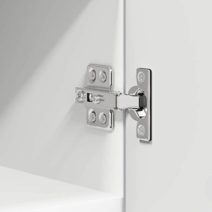 Hanging Cabinet With Shelf Riga 2 Pcs White 30 X 31 X 40 Cm Nnaoop