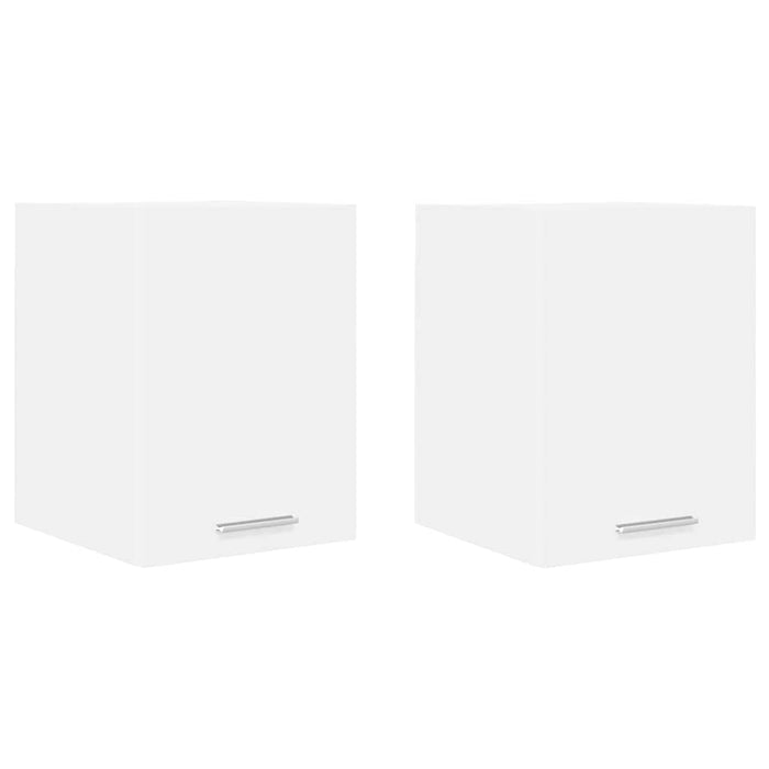 Hanging Cabinet With Shelf Riga 2 Pcs White 30 X 31 X 40 Cm Nnaoop
