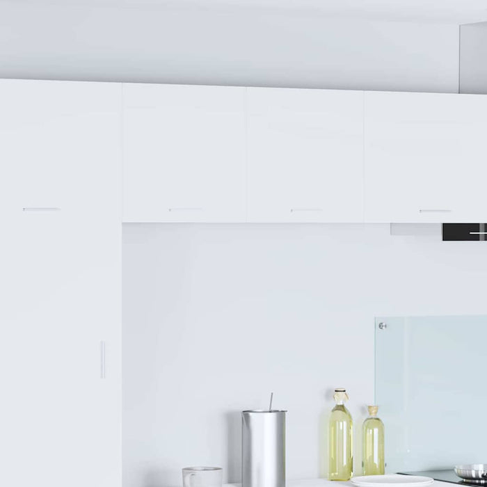 Hanging Cabinet Riga White 40 X 31 X 40 Cm Engineered Wood Nnaotb