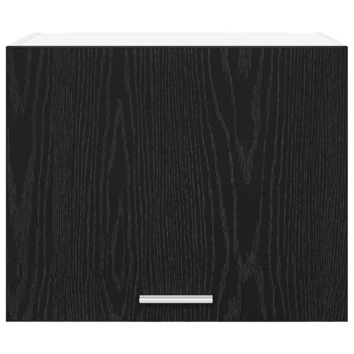 Hanging Cabinet Riga Black Oak And White 50 X 31 X 40 Cm Nnaoan