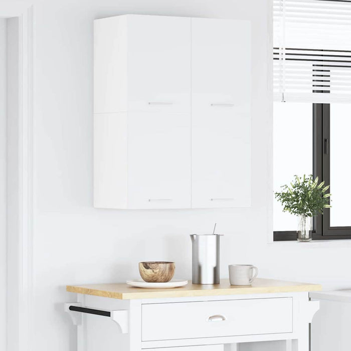 Hanging Cabinet Riga White 60 X 31 X 40 Cm Engineered Wood Nnaolx