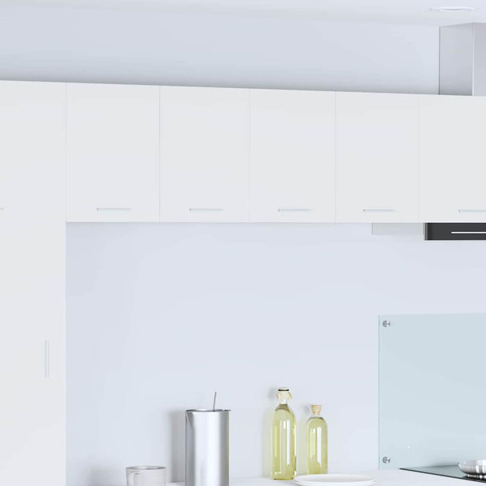 Hanging Cabinet With Shelf Riga 2 Pcs White 60 X 31 X 40 Cm Nnaolt