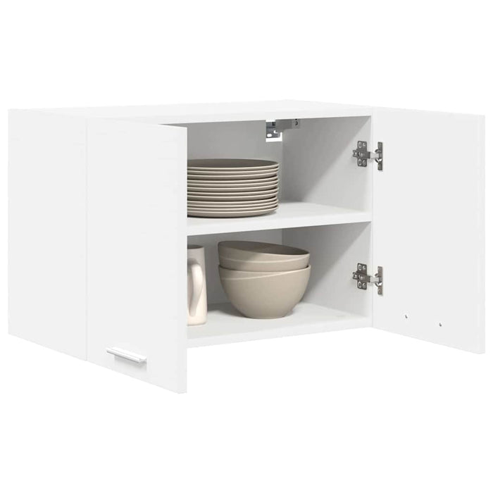 Hanging Cabinet With Shelf Riga 2 Pcs White 60 X 31 X 40 Cm Nnaolt