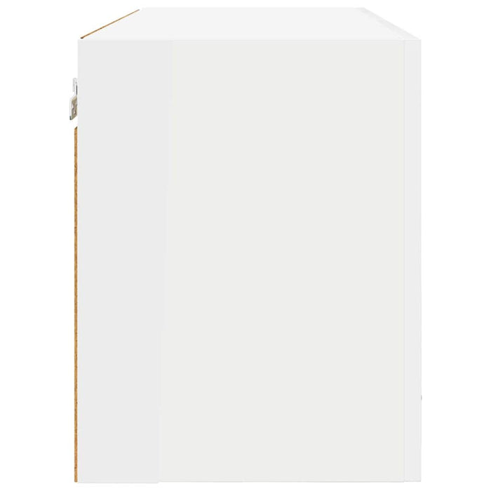 Hanging Cabinet Riga White 80 X 31 X 40 Cm Engineered Wood Nnaoin