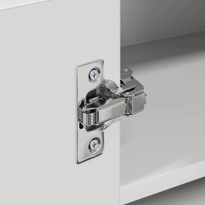 Hanging Cabinet Riga White 57 X 57 X 40 Cm Engineered Wood Nnaonl