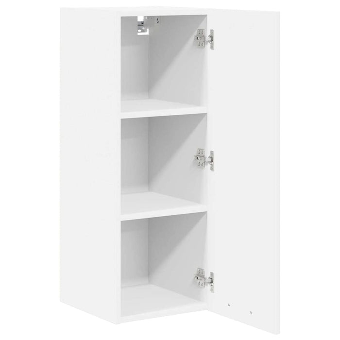 Hanging Cabinet Riga White 30 X 31 X 80 Cm Engineered Wood Nnaxax