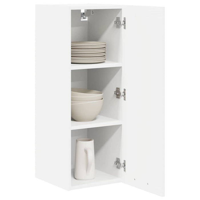 Hanging Cabinet Riga White 30 X 31 X 80 Cm Engineered Wood Nnaxax