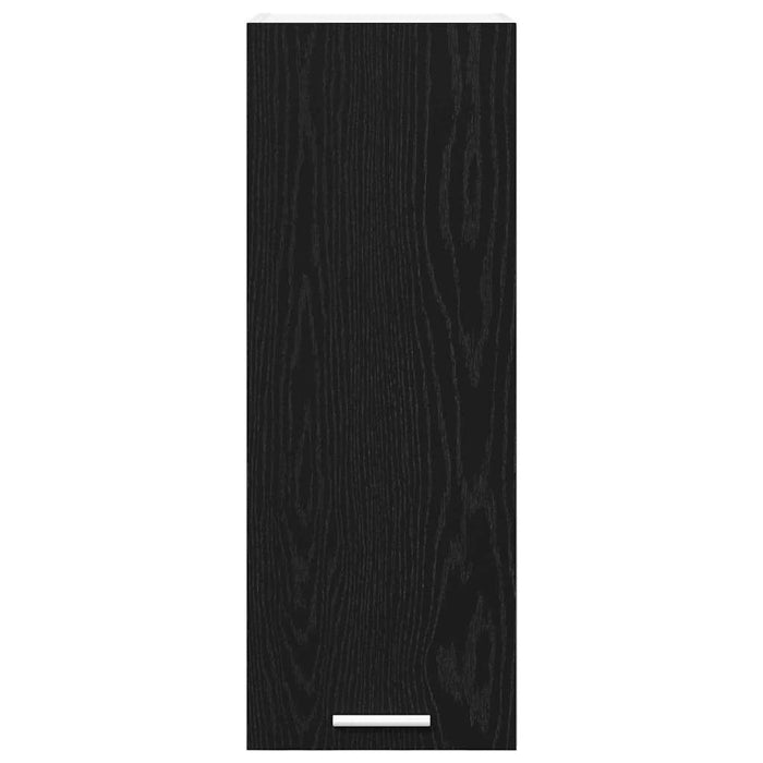 Hanging Cabinet Riga 2 Pcs Black Oak And White 30 X 31 X 80 Cm Nnaxap