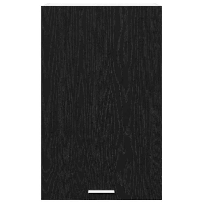 Hanging Cabinet Riga Black Oak And White 50 X 31 X 80 Cm Nnaxli