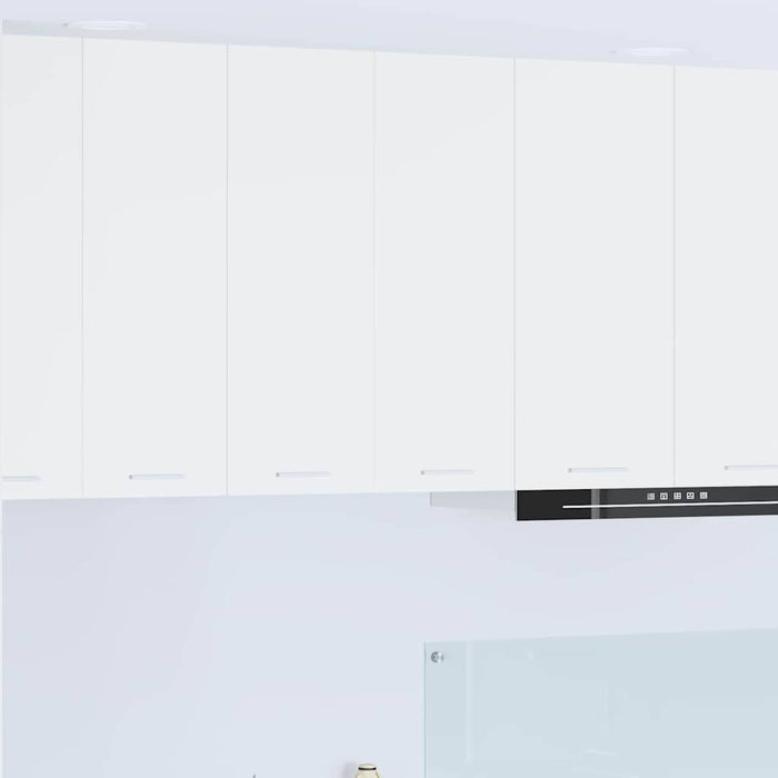 Hanging Cabinet Riga White 60 X 31 X 80 Cm Engineered Wood Nnaxia