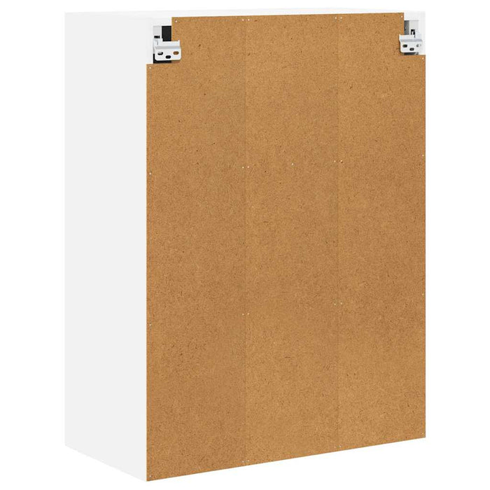 Hanging Cabinet Riga White 60 X 31 X 80 Cm Engineered Wood Nnaxia