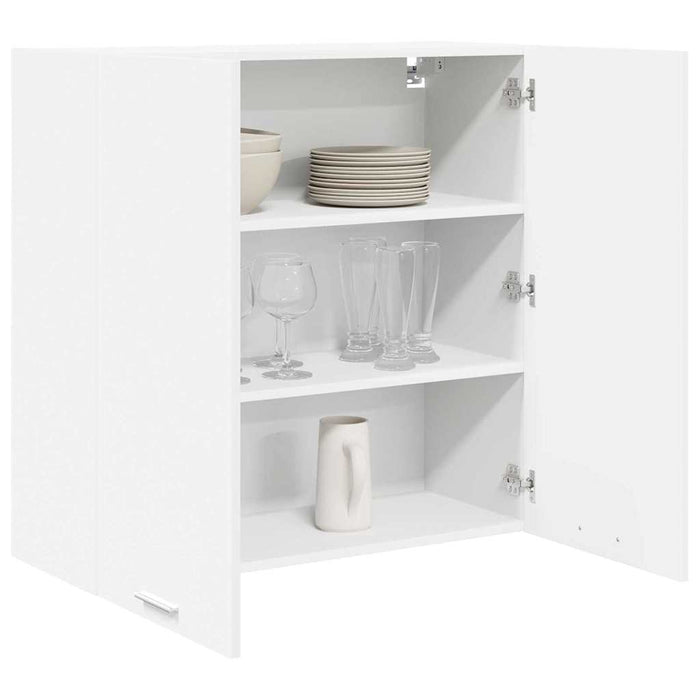 Hanging Cabinet Riga White 80 X 31 X 80 Cm Engineered Wood Nnaxnx