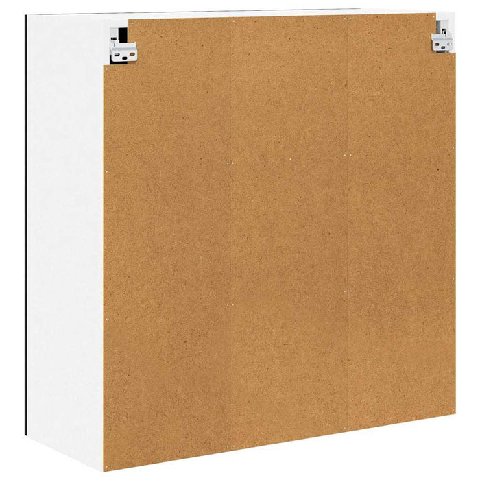 Hanging Cabinet Riga Black Oak 80 X 31 X 80 Cm Engineered Wood Nnaxnt