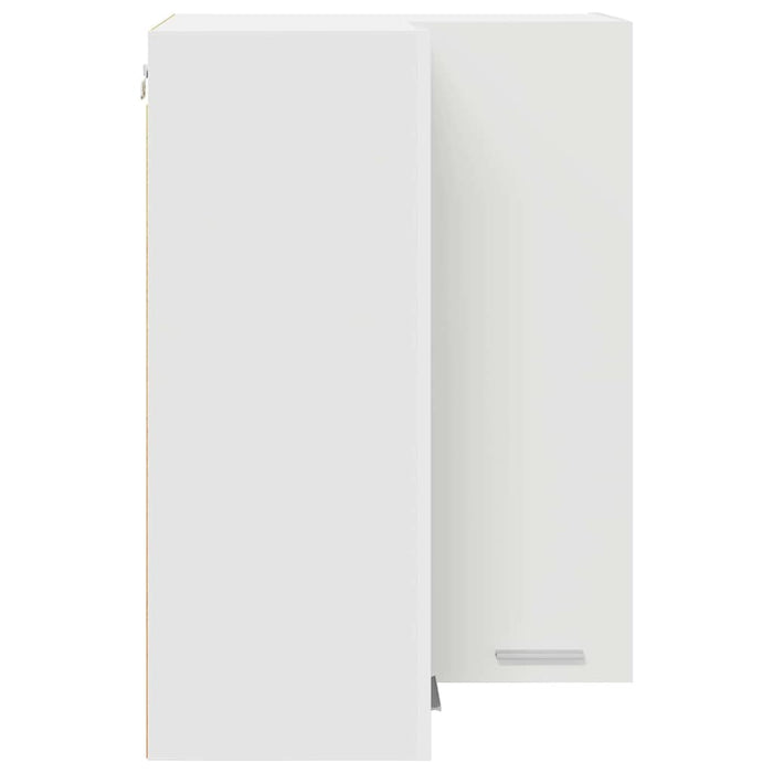 Hanging Cabinet Riga White 57 X 57 X 80 Cm Engineered Wood Nnaxkb