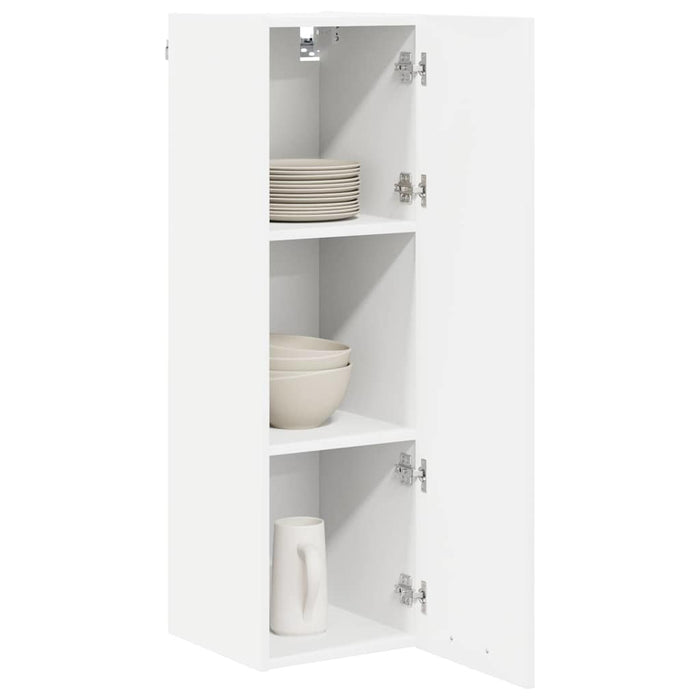 Hanging Cabinet Riga White 30 X 31 X 100 Cm Engineered Wood Nnattb
