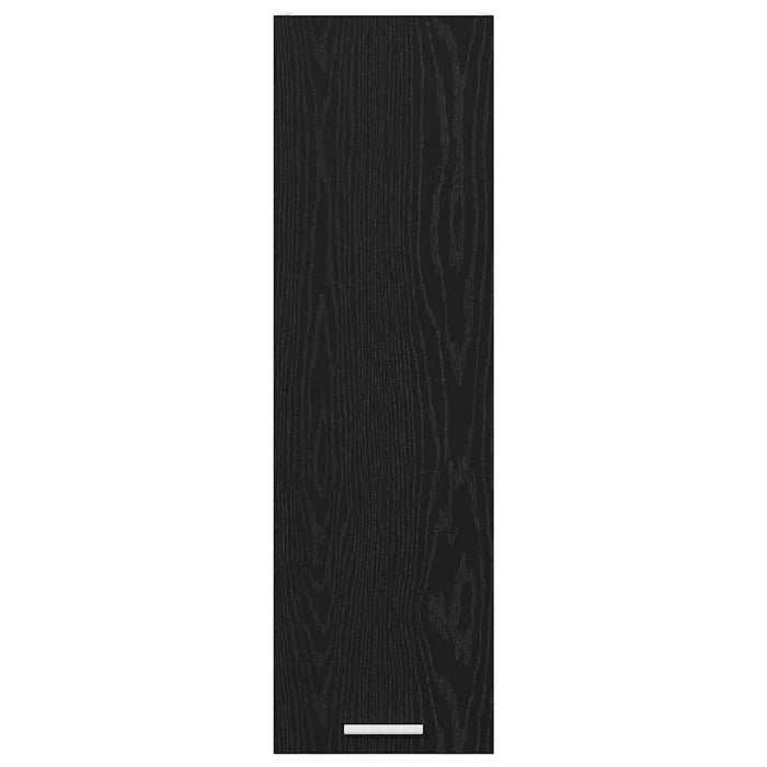 Hanging Cabinet Riga Black Oak 30 X 31 X 100 Cm Engineered Wood Nnatto