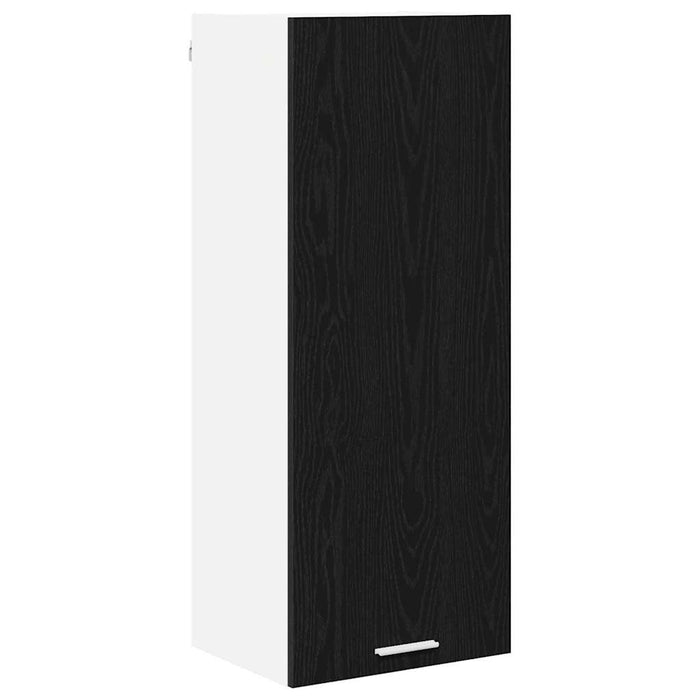 Hanging Cabinet Riga Black Oak 40 X 31 X 100 Cm Engineered Wood Nnattk